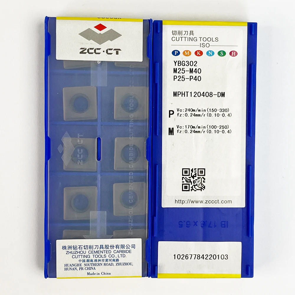 

HUAZHICHUN MPHT120408-DM YBG302 CCMT CNC Turning Insert Tough And Wear-resistant