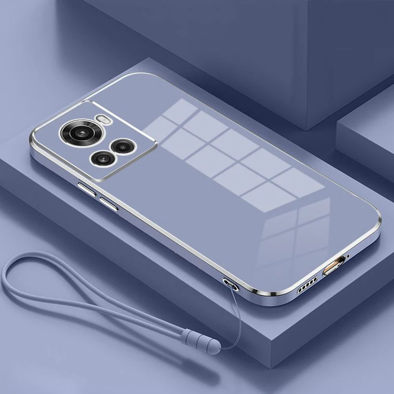 Luxury Square Plating Shockproof Back Cover