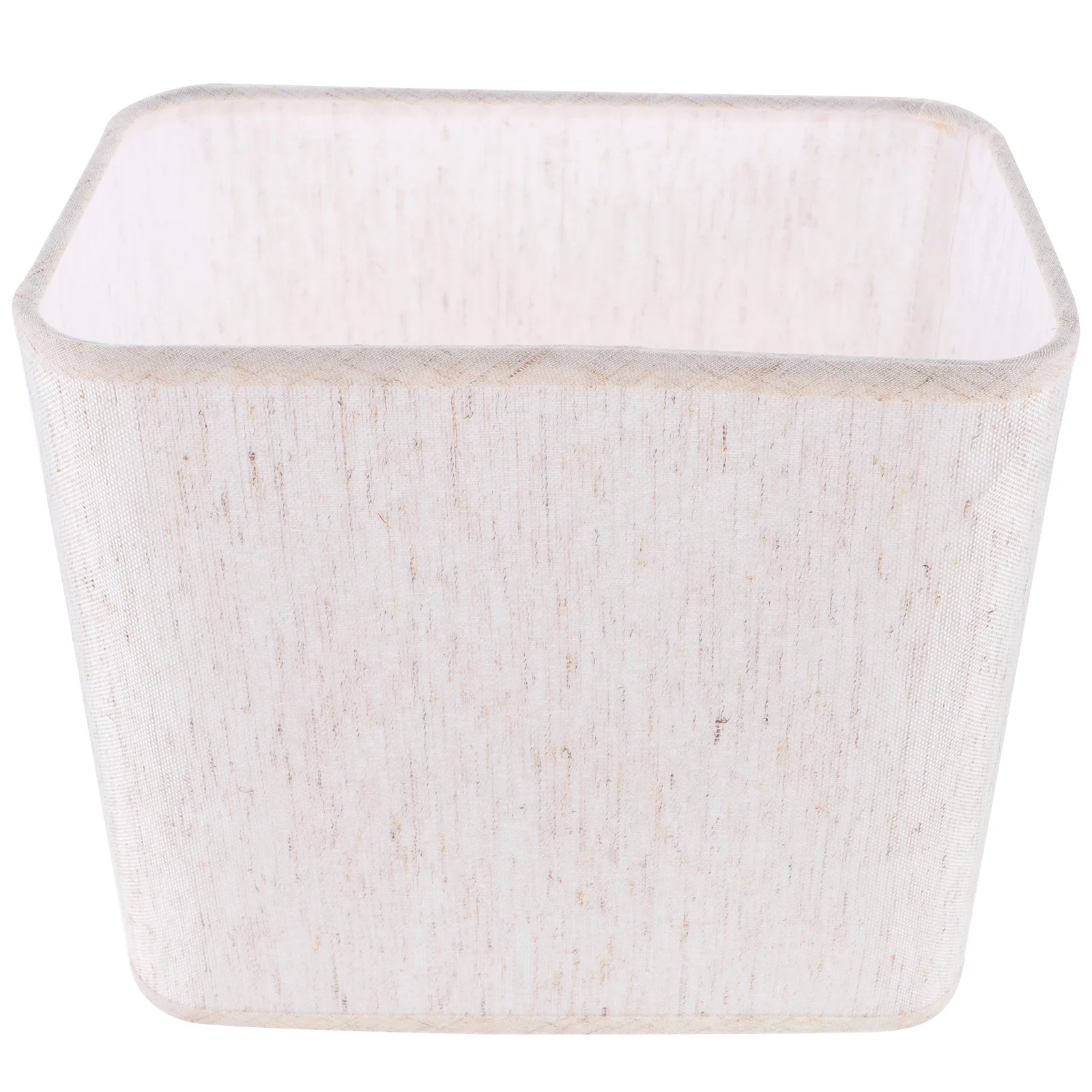 

Linen Cloth Lampshade Table Light Floor Sconce Light Covers Bedside Light Metal Rectangle Lampshade Screen For