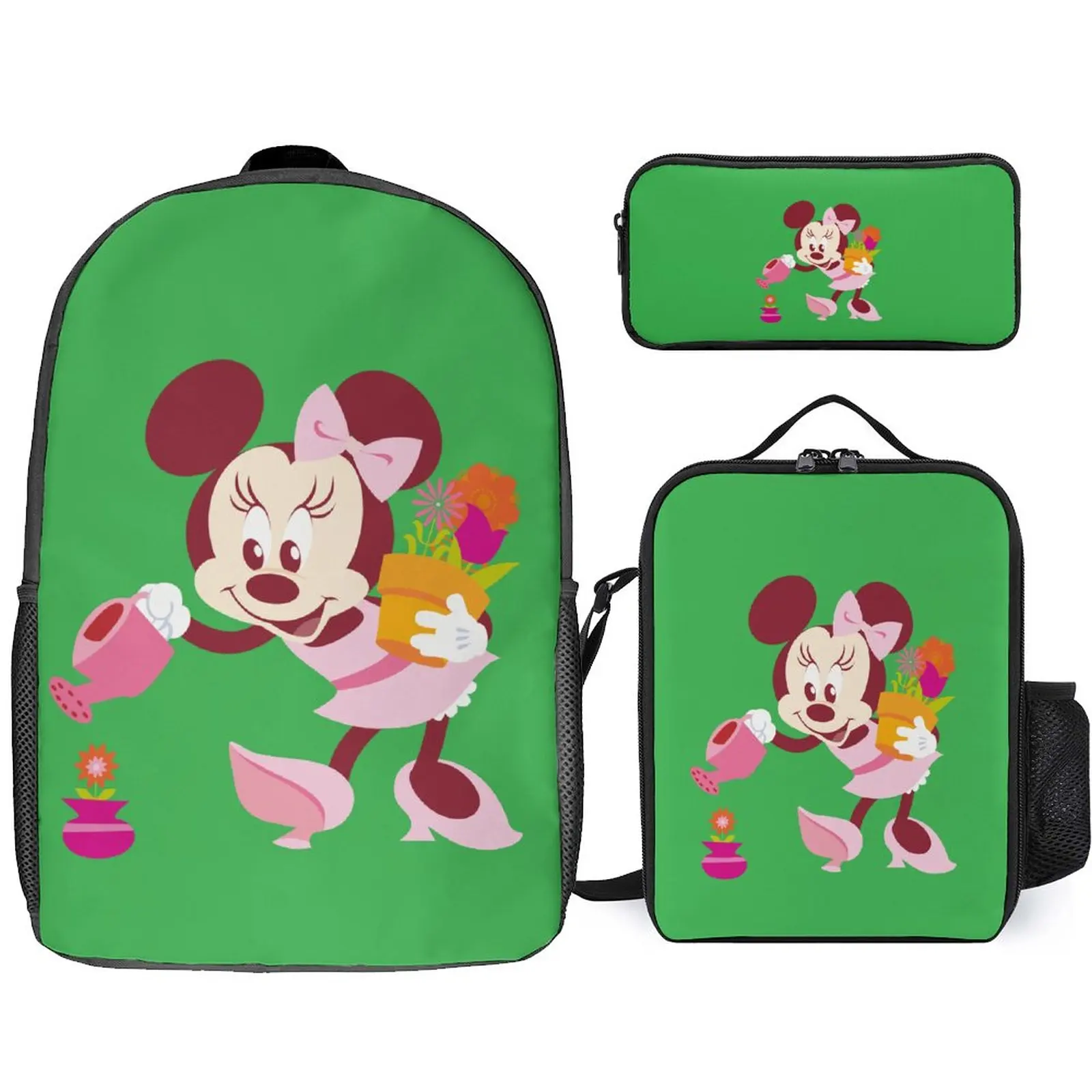 

3D Printing Custom Disney Anime Movie Backpack Pattern Casual Backpack Fashion Backpack Backpack Set Pencil Case Lunch Bag