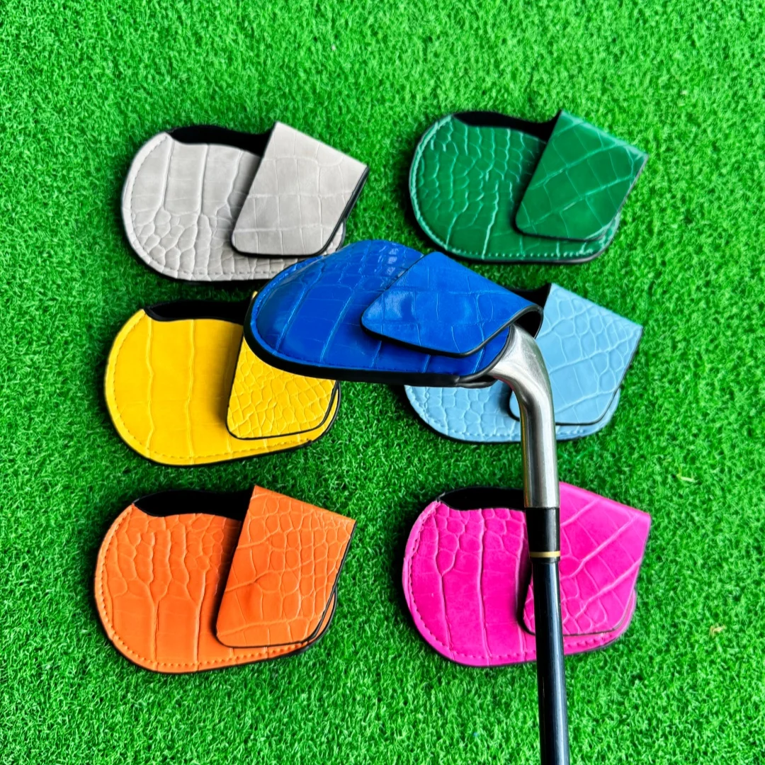 Couverture de fers de Golf avec fermeture magnétique forte, couvre-chef en fer coloré, cales adaptées aux fers de Golf de marque