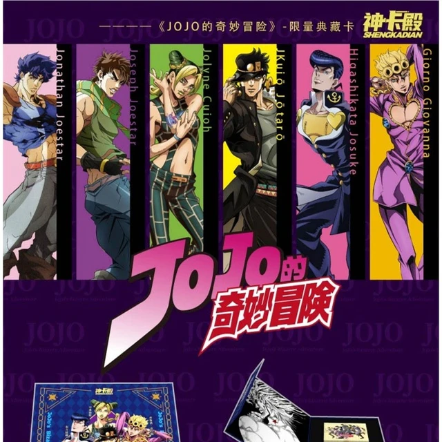 Anime JOJO Bizarre Adventure jojo cards Characters Collection Cards Hobby  Game Collectibles Table Games for Kid Gifts