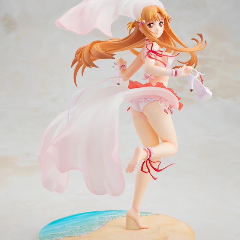 

100% Original:SAO AsunaYuuki Summer wedding Ver.26cm PVC Action Figure Anime Figure Model Toys Figure Collection Doll Gift