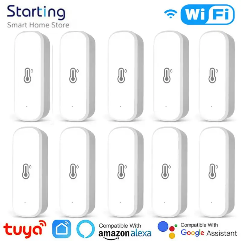 Tuya Wifi Temperature Detector Real time Monitor Temperature Humidity