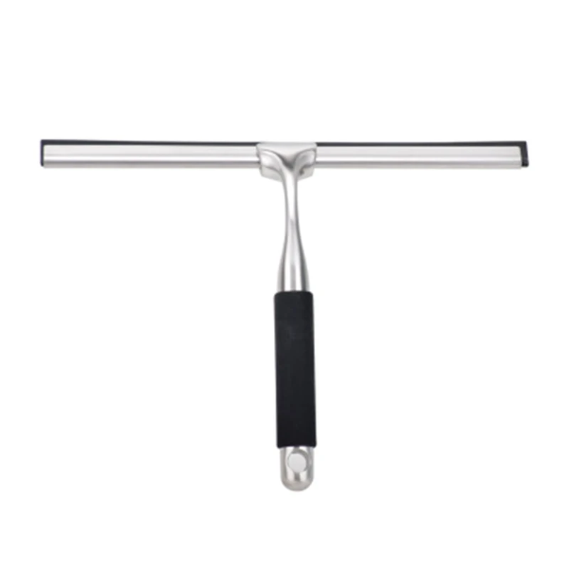 

Stainless Steel Glass Window Wiper Cleaner Squeegee Silicone Kitchen Bathroom Mirror Car Scraper 203C