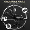 Gaming Chair, Ergonomic Video Game Chair for Adults, Comfortable Computer Chair with Footrest and Lumbar Support 2