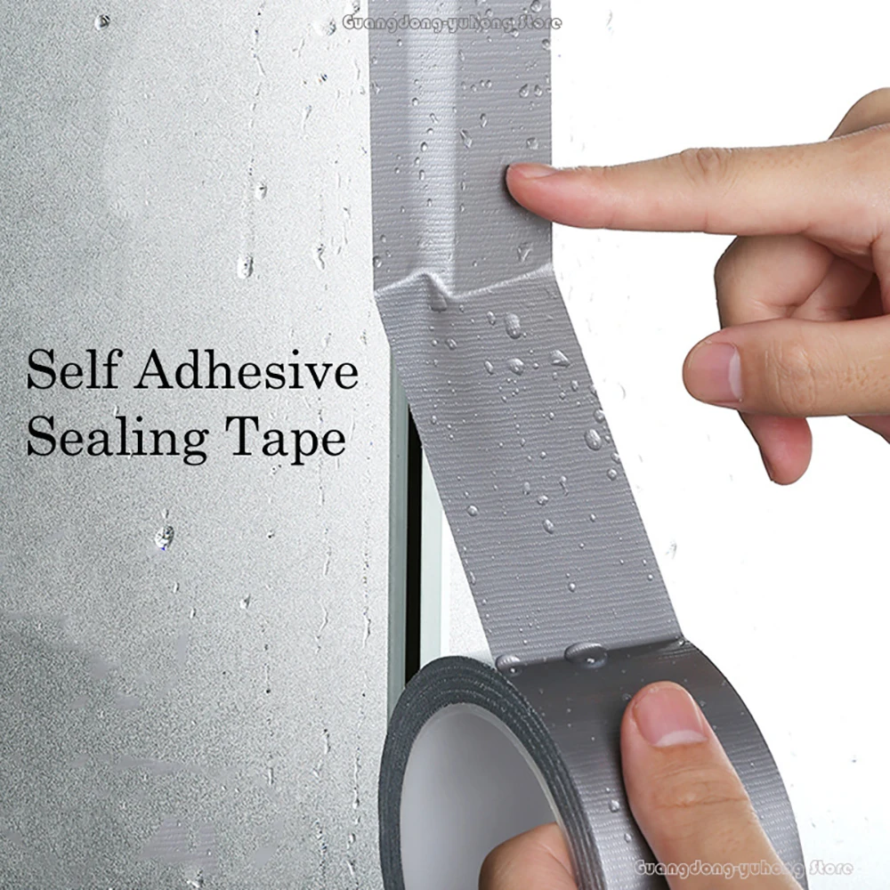 Windproof Window Seal Tape Door Weather Stripping Self Adhesive Seam Sealing Strip Strong Waterproof Duct Tape Wide40mm To 100mm