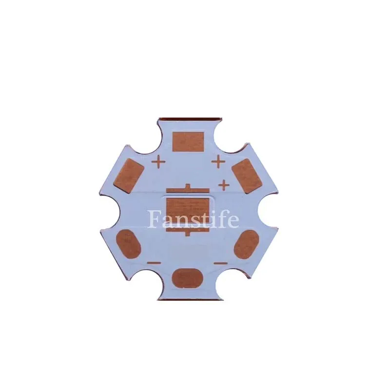 Aluminum Heat Sink 20mm Copper Substrate PCB Heatsink Base Plate For XML XML2 XHP50 5050SMD High Power Leds