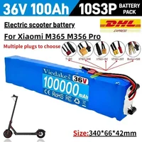 ⚡️ Batterie Li-ion 36V 10Ah 10S3P avec support pour Xiaomi M365 Pro, pack de batterie de remplacement avec protection BMS 3