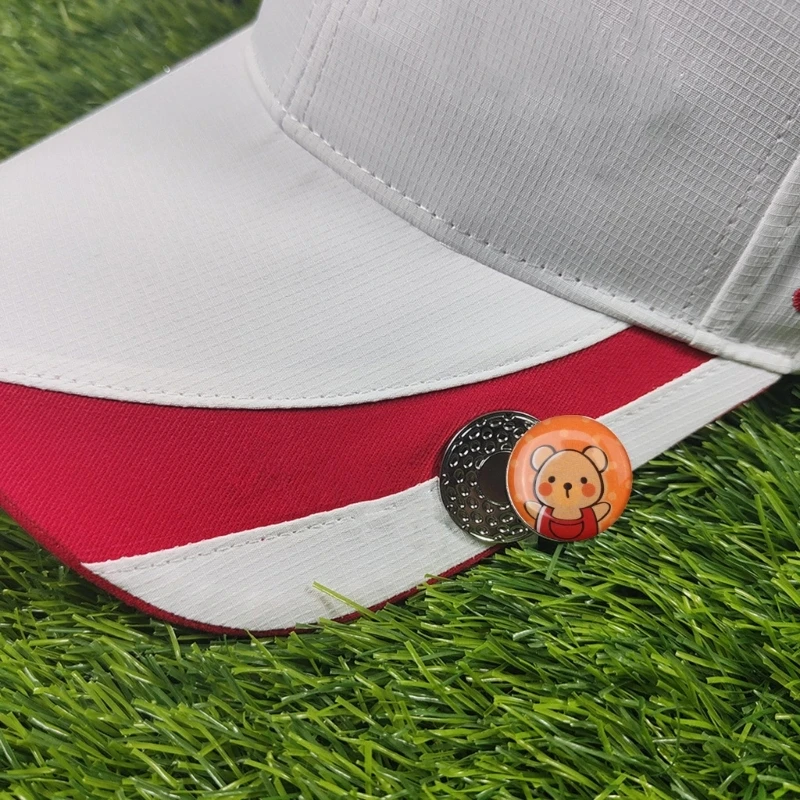 Golf Ball Marker with Magnetic Hat Clip Funny Great Golf Gifts Accessories Set Men Women Fun Gift for Lover 24BD