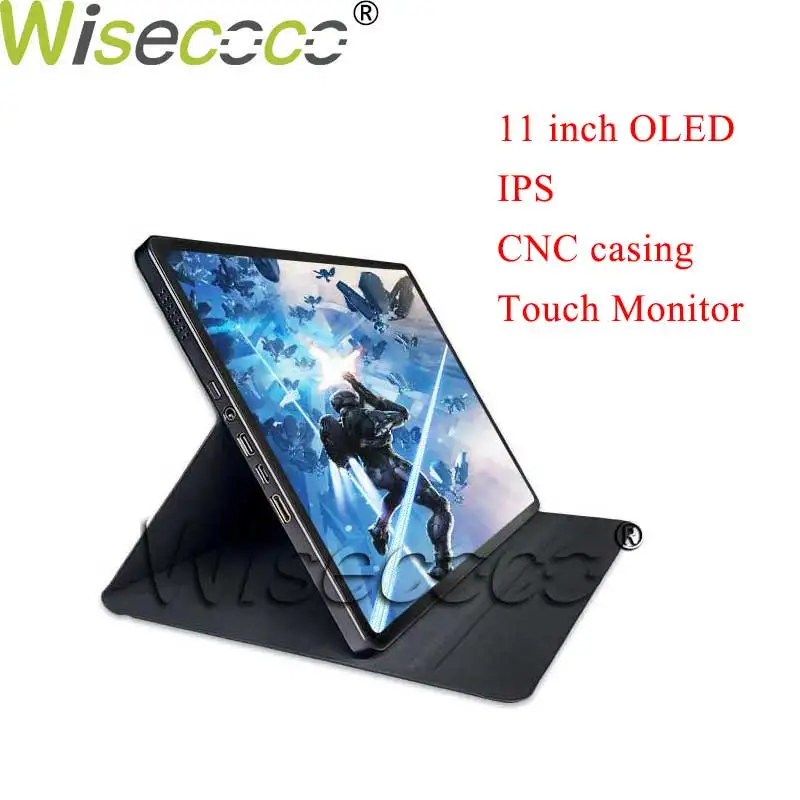 

11 Inch OLED Touch Portable Monitor 2K IPS AMOLED Display 1728*2368 CNC Casing Brightness Adjustable