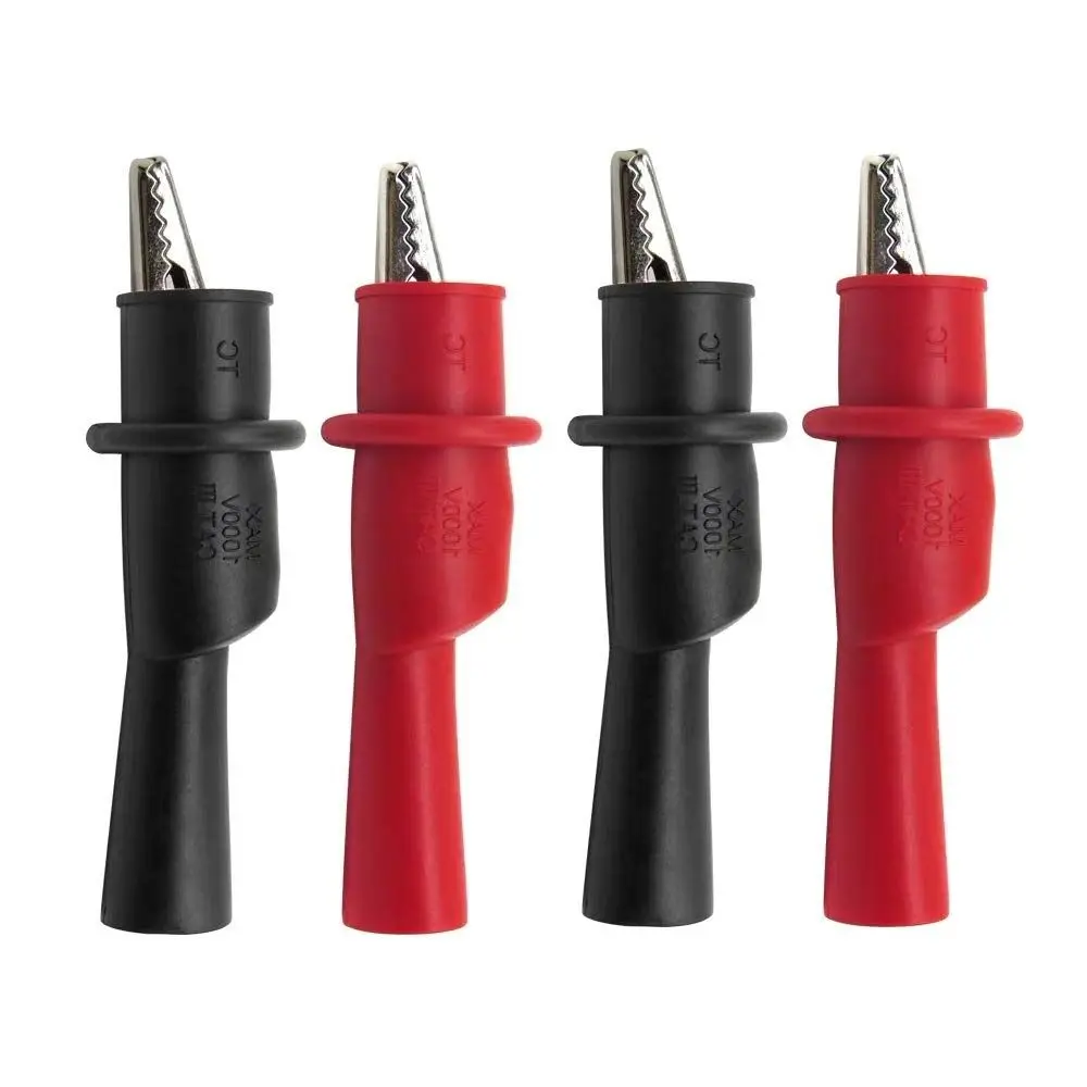 1 Pair Alligator Crocodile Test Clip Clamp for Multimeter Tester Probe Electrical Clamp for Testing