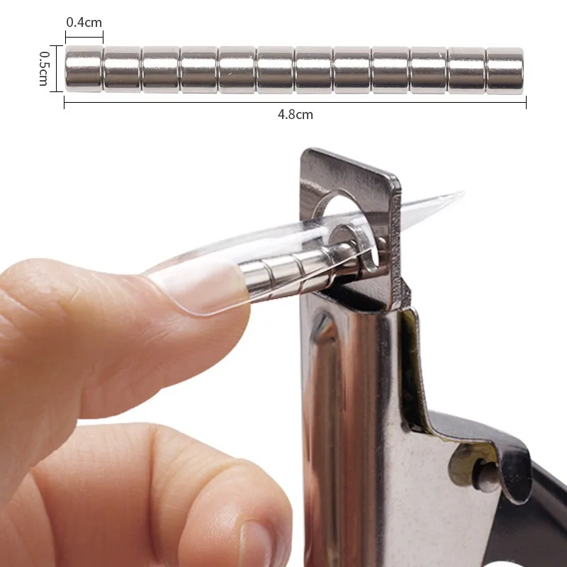 Small Magnets for Acrylic Nails Professional Nail Art Clipper False Tips Edge Cutters Tip Magnet Manicure Tool,magnetic nail art tools,magnetic nail tools