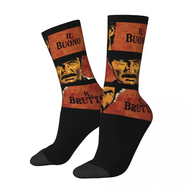 Introducing the Hip Hop Vintage Lo Bueno Lo Malo Feo Camiseta Men s Compression Socks