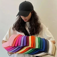 Summer Solid Color Women Sport Baseball Cap Adjustable Unisex Baseball Caps Family Baseball Sun Hats Hip-hop Hat Wholesale Caps 1