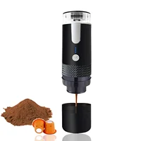 Houselin Portable Espresso Machine Compatible NS Capsules Mini Travel Manual Coffee Machine Perfect for Camping Travel Office 1