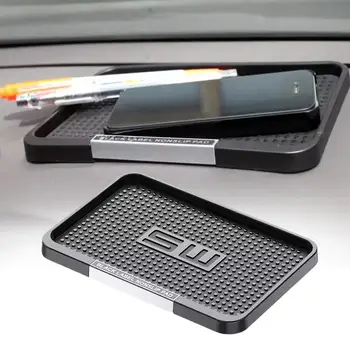 Tappetino in Silicone per cruscotto dell'auto supporto per telefono tappetino antiscivolo accessori per cruscotto per il posizionamento degli occhiali da sole del telefono cellulare
