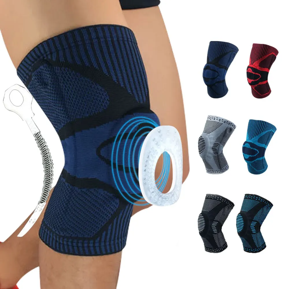 Knee Brace Knee Wraps 1PC Knee Braces for Knee Pain Relief With Side Stabilizers Gel Pads For Meniscus Tear Joint Pain Injury Recovery Unisex