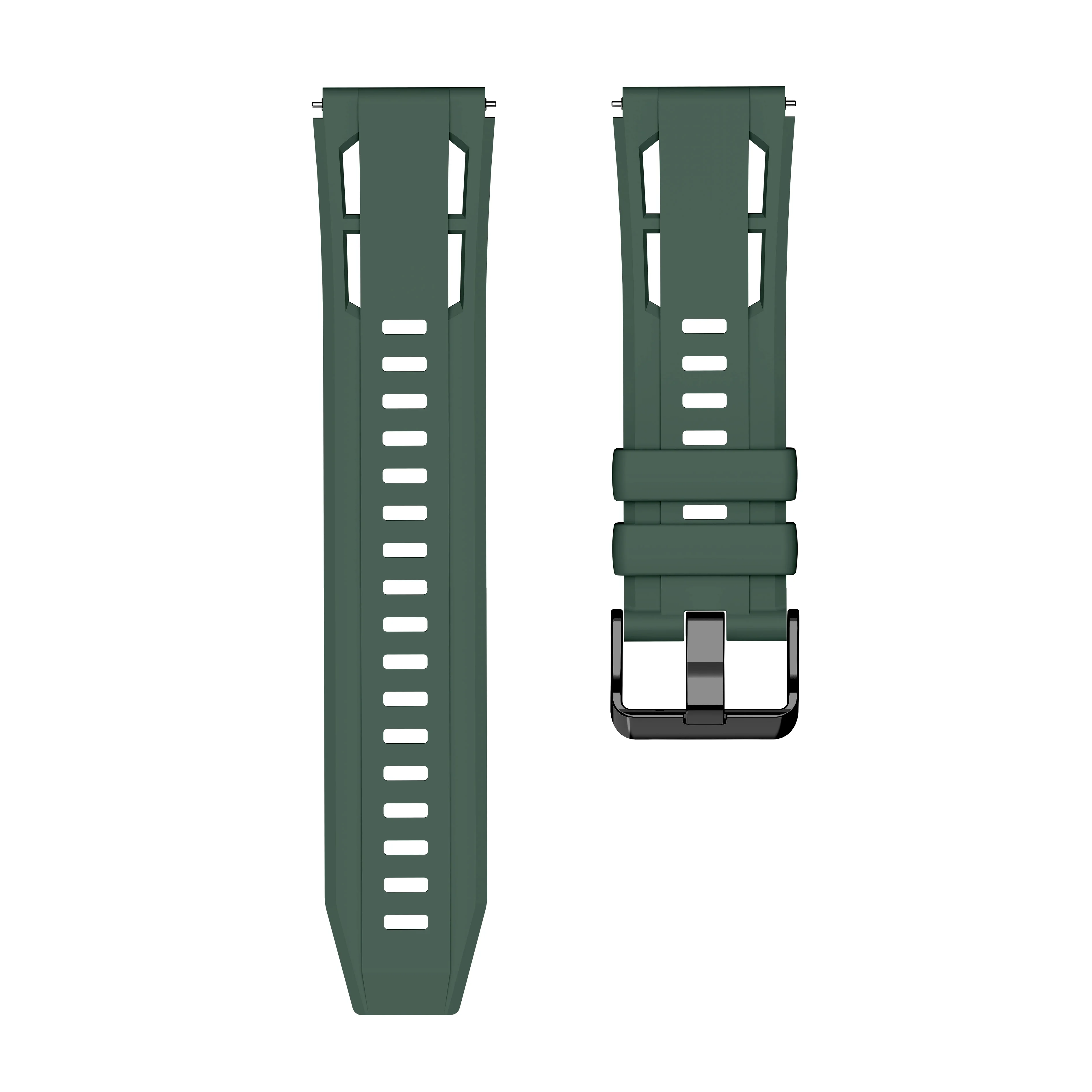 Breathable Soft Silicone Watch Strap - 22mm
