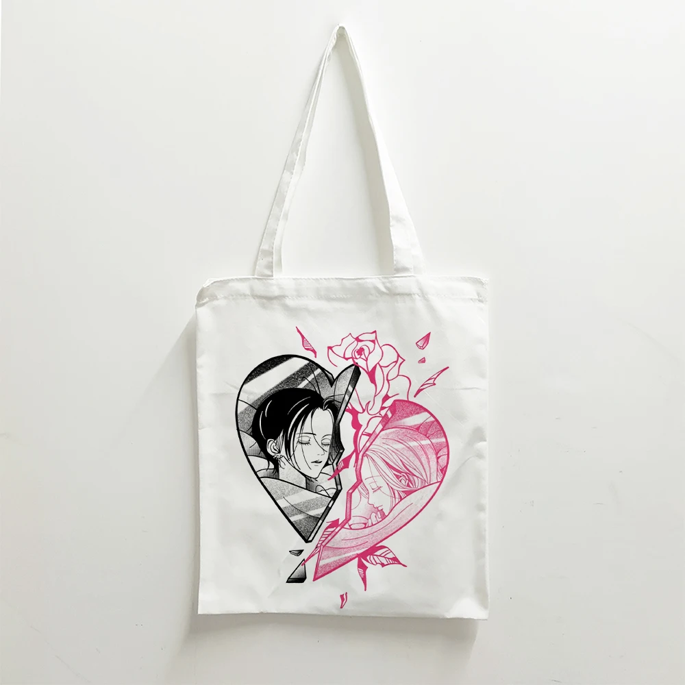 

Tote Bags Shopper Nana Printing Kawaii Bag Harajuku Women Shopping Bag Canvas Bag Girl Handbag Tote Bag Shoulder Lady Bag