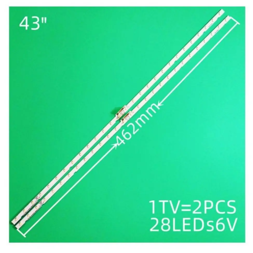 28 Lampade 2 Pezzi Samsung Tv Retroilluminazione Led Strip Muslimate