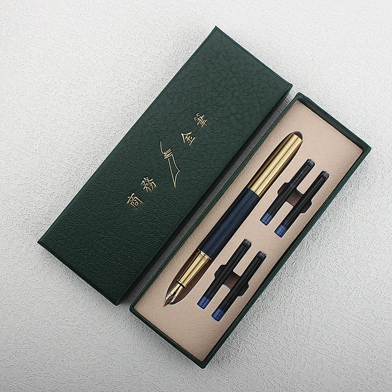 미니 나무 만년필, 0.5MM F 펜촉 문구, 사무실 학교 용품, 필기 잉크 펜, 1PC