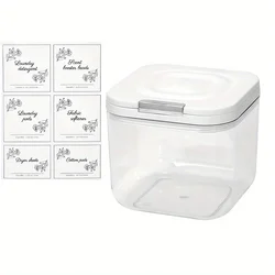 Automatic Pop - Up Laundry Pod Dispenser with Large Capacity (Clear B)