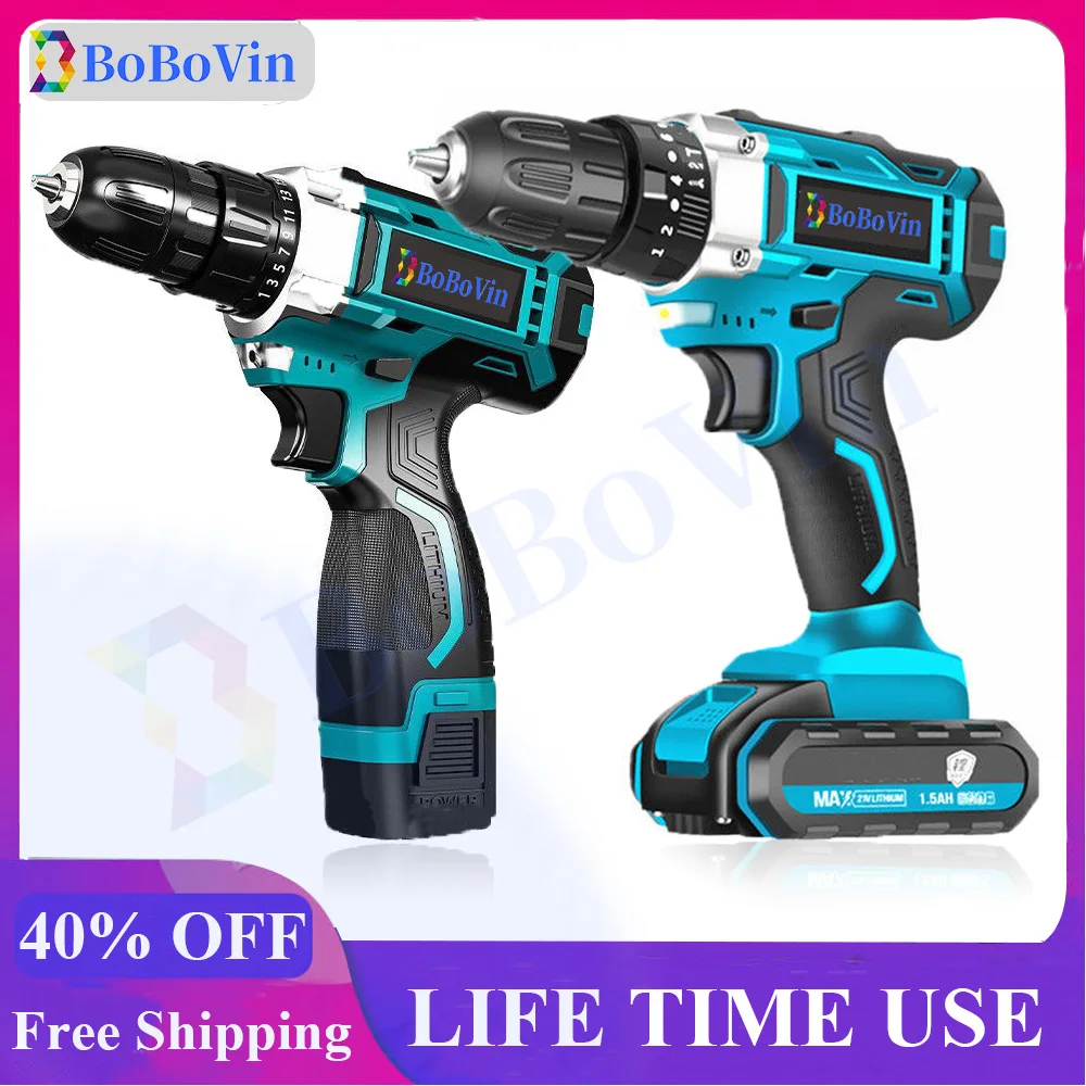 12/16/25V Cordless Drill Electric Screwdriver Rechargeable Wireless Power Driver DC Lithium-Ion Battery Household Multi cordless drill electric screwdriver rechargeable wireless power driver dc lithium ion battery household multifunctional