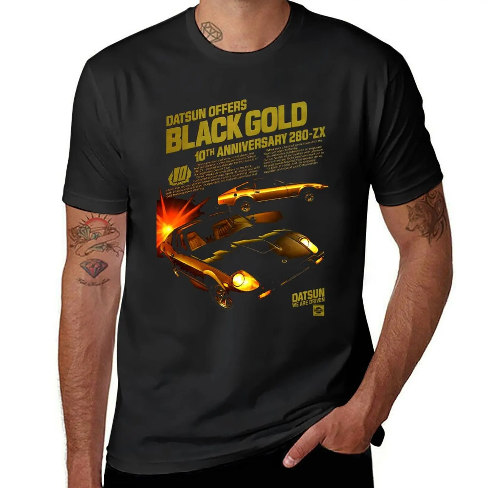 DATSUN 280 ZX 티셔츠, 귀여운 옷, 동물 프린트, 소년 관습, 미적 의류, 무지 흰색 티셔츠