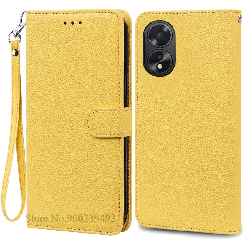 Leather Flip Wallet Phone Case with Silicone Cover - Elegant Design