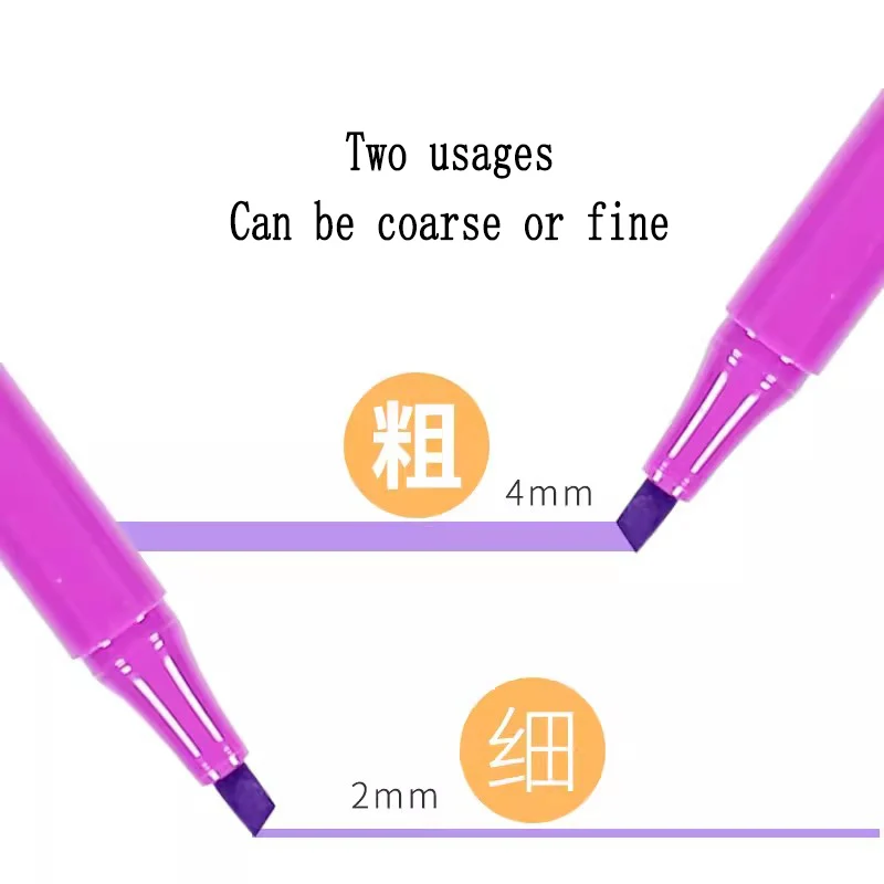 FABER CASTELL 아트 하이라이터 펜, 텍스트 라이너 파스텔, 형광 밝은 마커 펜, 마킹 필기 문구 용품, 7 개