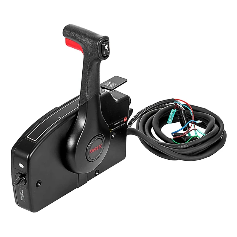 Outboard Remote Control Box Side Mount Push Open Outboard Motor