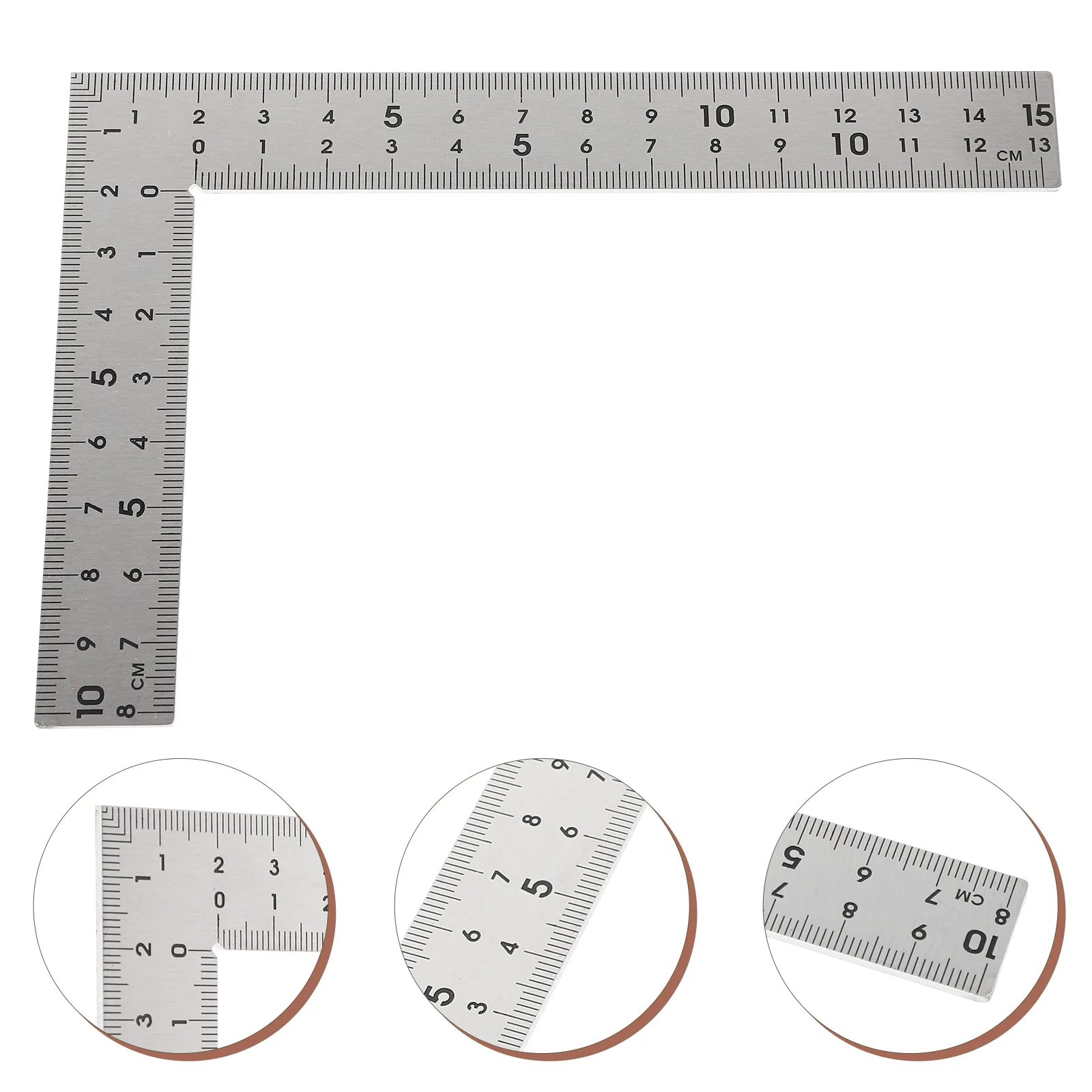

Square Carpentry Marking Ruler Construction Framing Metal Woodworking Measure Tool Machinist Small Stainless Steel