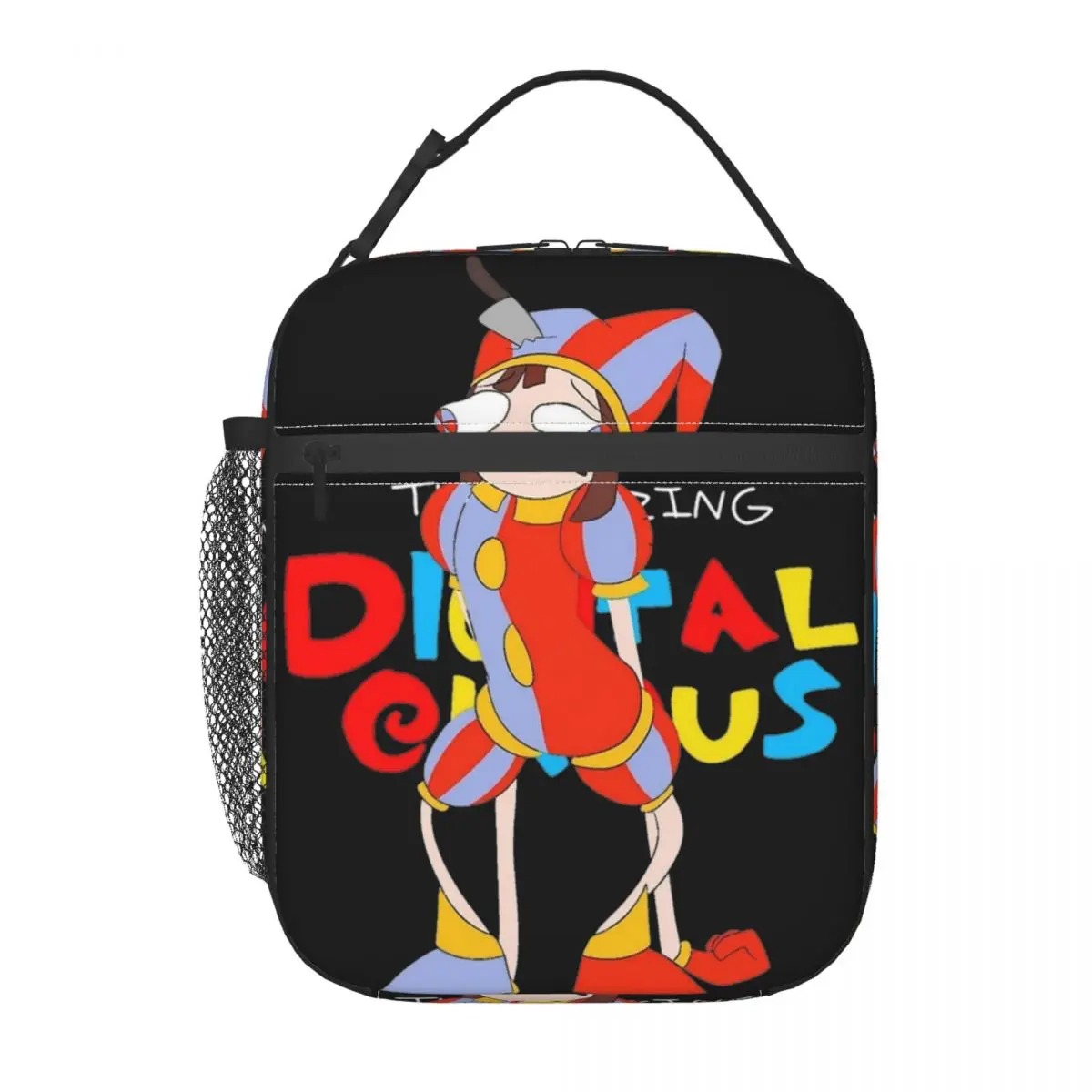 

The Amazing Digital Circus Thermal Insulated Bag for School Pomni Ragatha Caine Portable Box for Lunch Thermal Cooler Food Box