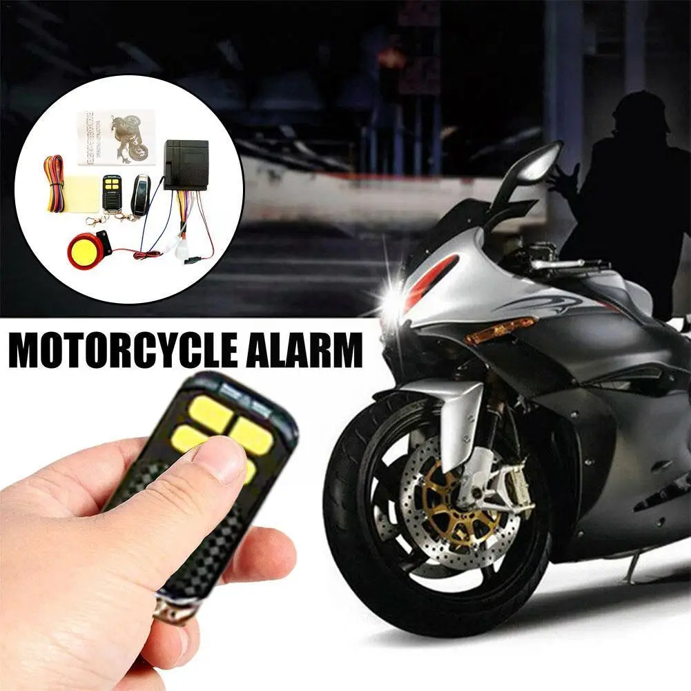 Universal 12V Motorcycle Alarm System Anti theft Device Start search