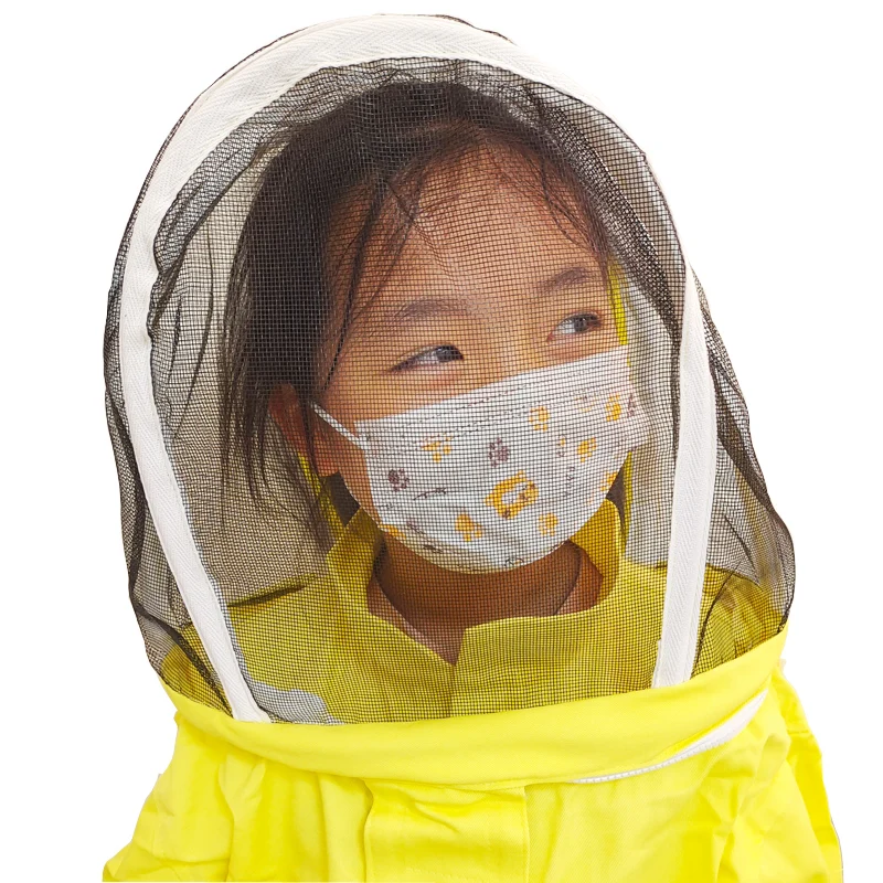 1set Children's Breathable Anti-Bee Suit, Beekeeping Practice Clothing, Kids Beekeeping Clothing,