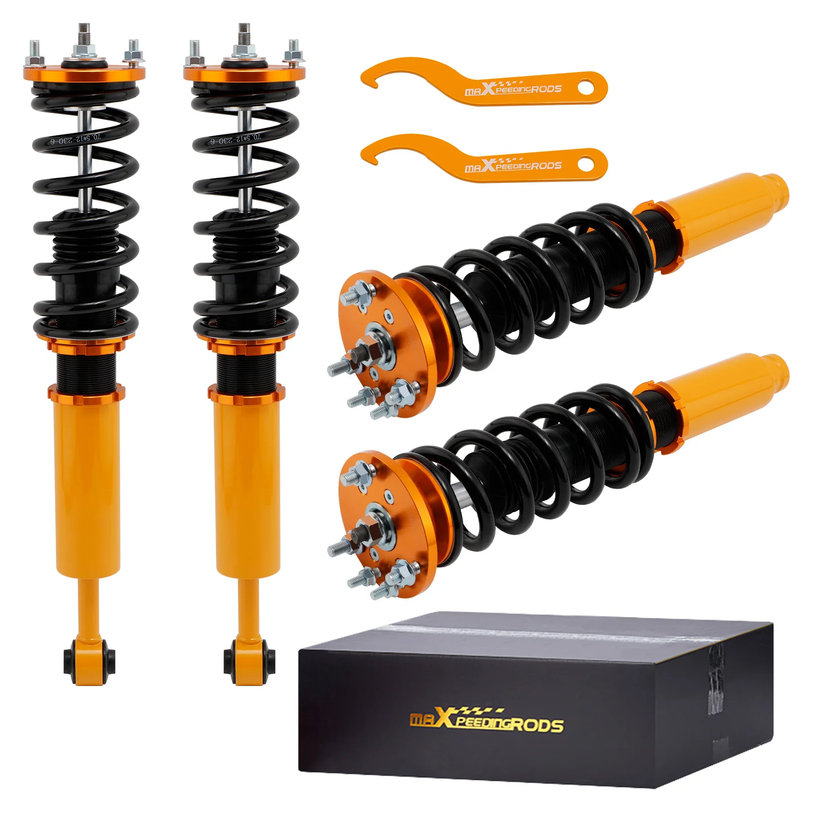 Coilovers Shock Suspension Kit For Honda Accord 03 07 Coil Spring Over