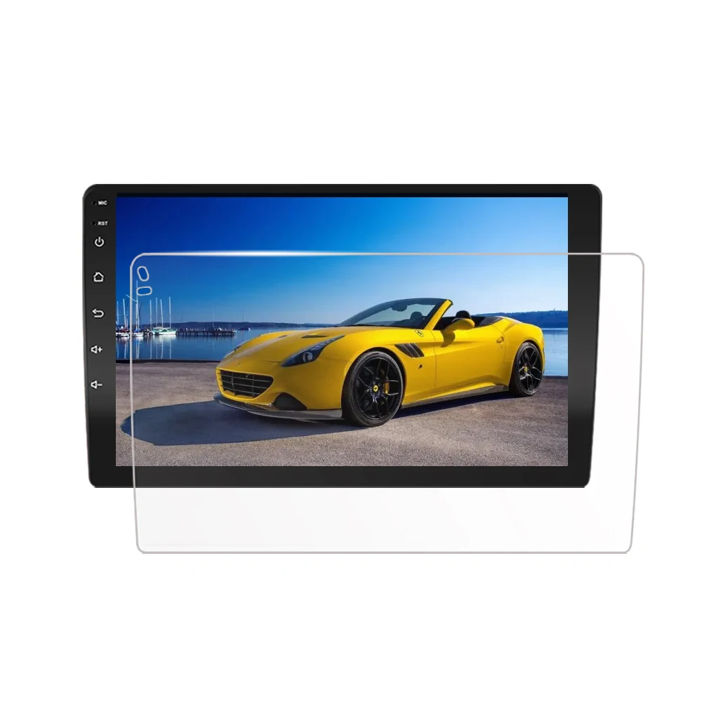 Adesivo per auto con pellicola protettiva in vetro temperato per auto per 9 accessori per auto con schermo LCD completo per radio stereo DVD GPS touch da 10,1 pollici  34
