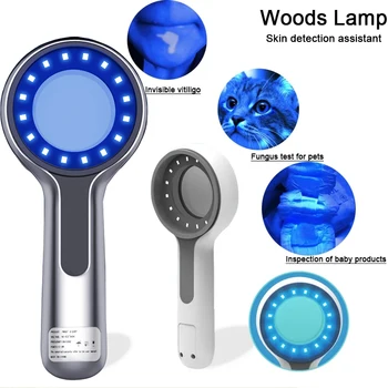 Wood Light Lamp Skin Examination Test Medical Vitiligo Testing Magnifying Machine Full Skin Detection Wood'S Lamp Dermoscope Spa