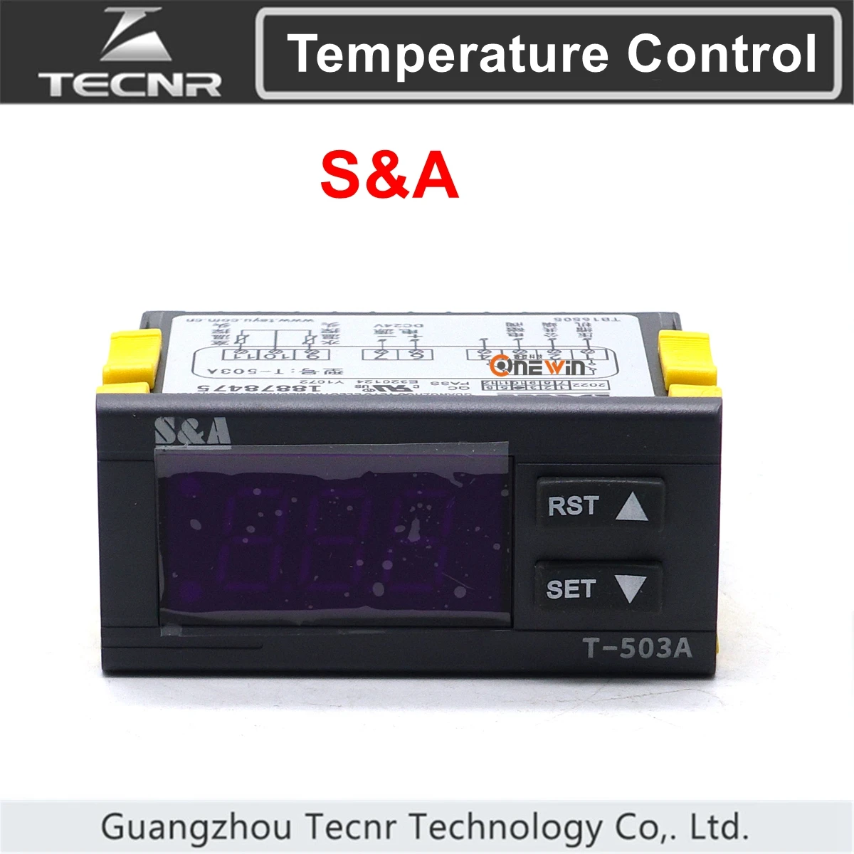Exibição do controlador de temperatura S & A para a indústria, resfriador de água fria, T-503, T-504, CW3000, CW5000, CW5200
