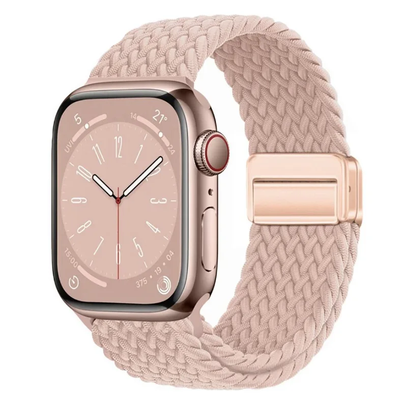 Braided Magnetic Buckle Strap for Smartwatch - Stylish Bracelet Design