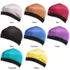 Men Pure Color Caps Durag Hats Bonnet Elastic Breathable Wave Caps Polyester Multicolor Durag Cap Men Outdoor Wave Caps 6