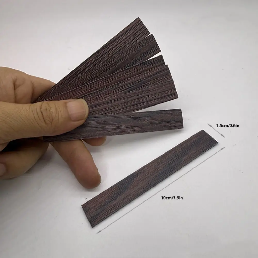Miniature Dollhouse Floor Boards PVC Multicolors Wooden Flooring