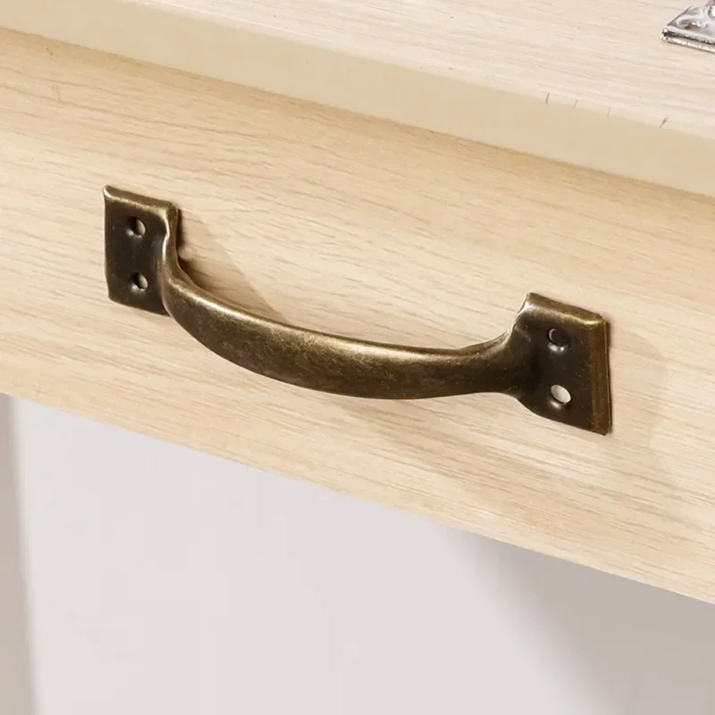 Door Handles Cabinet Handles 4/6 Inches Barn Door Handle Iron Pull Handles with Screw Balcony Sliding Door Pulls Heavy Duty Wooden Closet Cupboard Gate Knobs