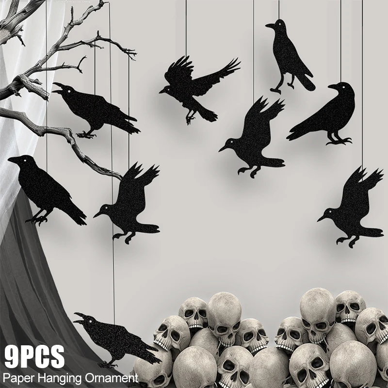 9pcs paper garland