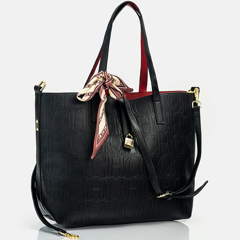 CH حقيبة يد نسائية فاخرة ذات سعة كبيرة