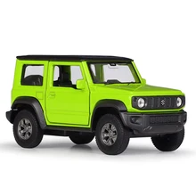 

1/36 Suzuki Jimmy Alloy SUV Car Model Toys Metal Pull Back Car Toys Green Alloy Vehicle Birthday Gift For Boys Free Shipping