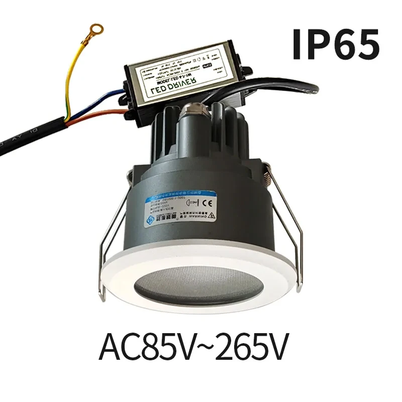 

IP65 spotlights waterproof kitchen bathroom LED ceiling light AC220v DC12V outdoor downlight for recessed 3W 5W IP66 IP67