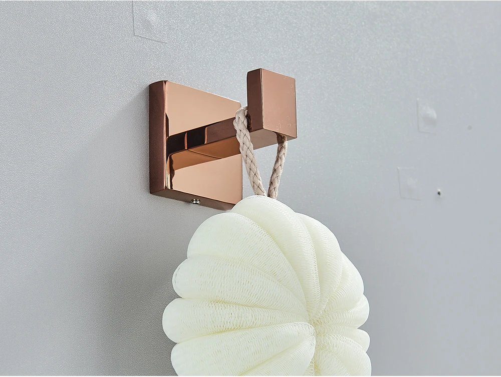 Description Picture 4 of itemRose Golden Bath Hardware Set Toilet Accessories Towel Rack Toilet Paper Holder Towel Bar Stainless Steel Bathroom Accessories