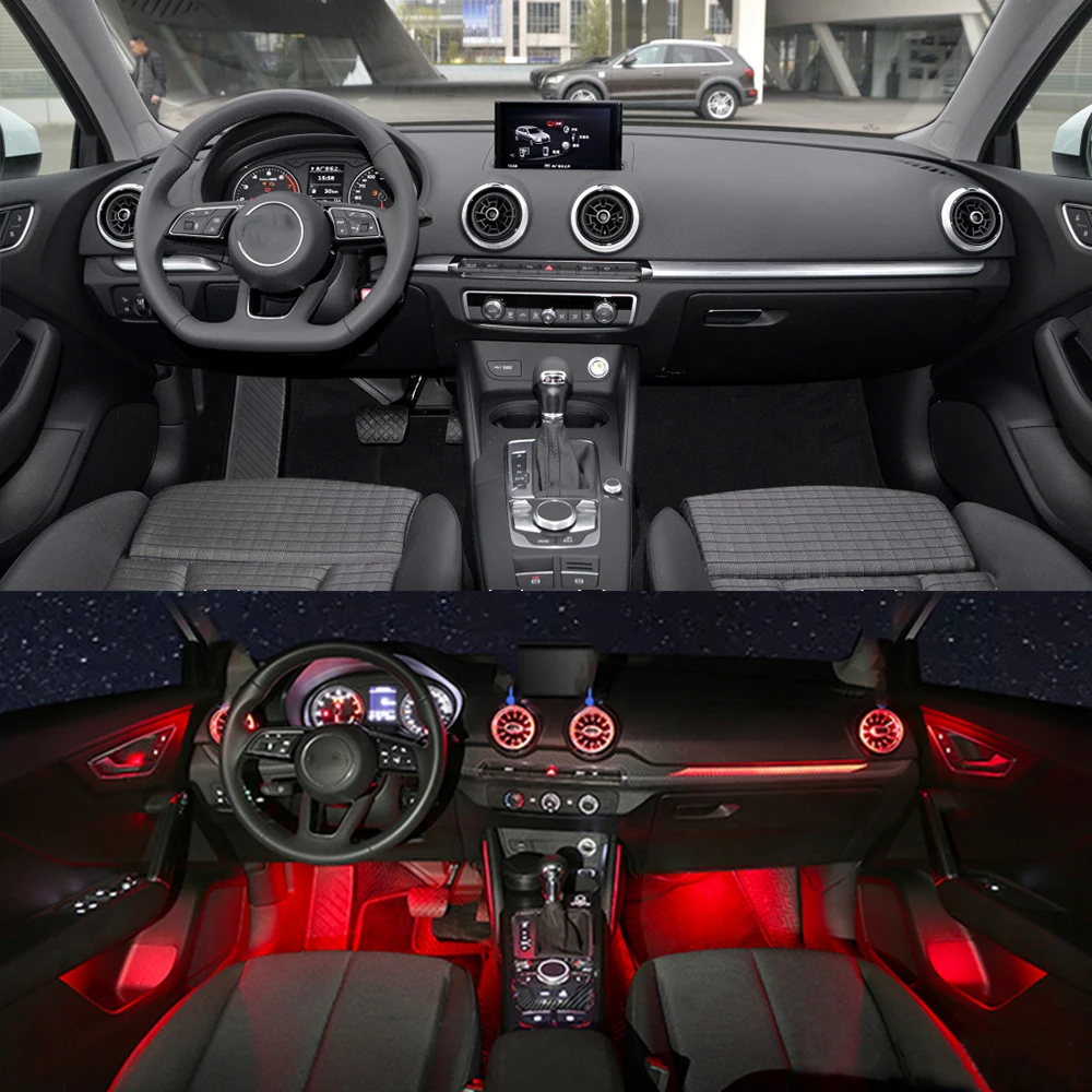 For Audi A3 Atmosphere Light 21/32 Color A3 S3 RS3 Turbine Luminous Air